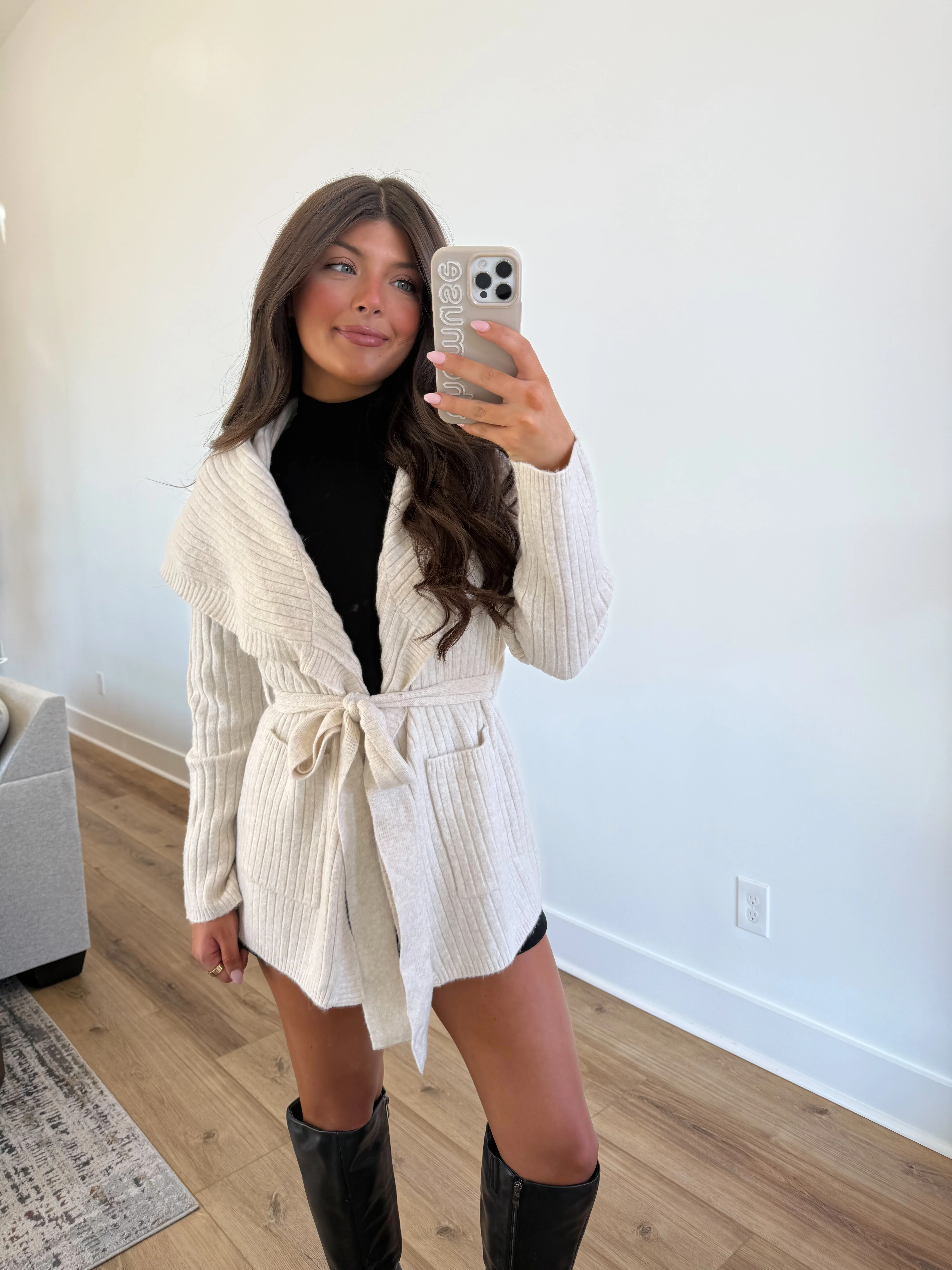 Winter Wishes Wrap Cardigan - Image 4