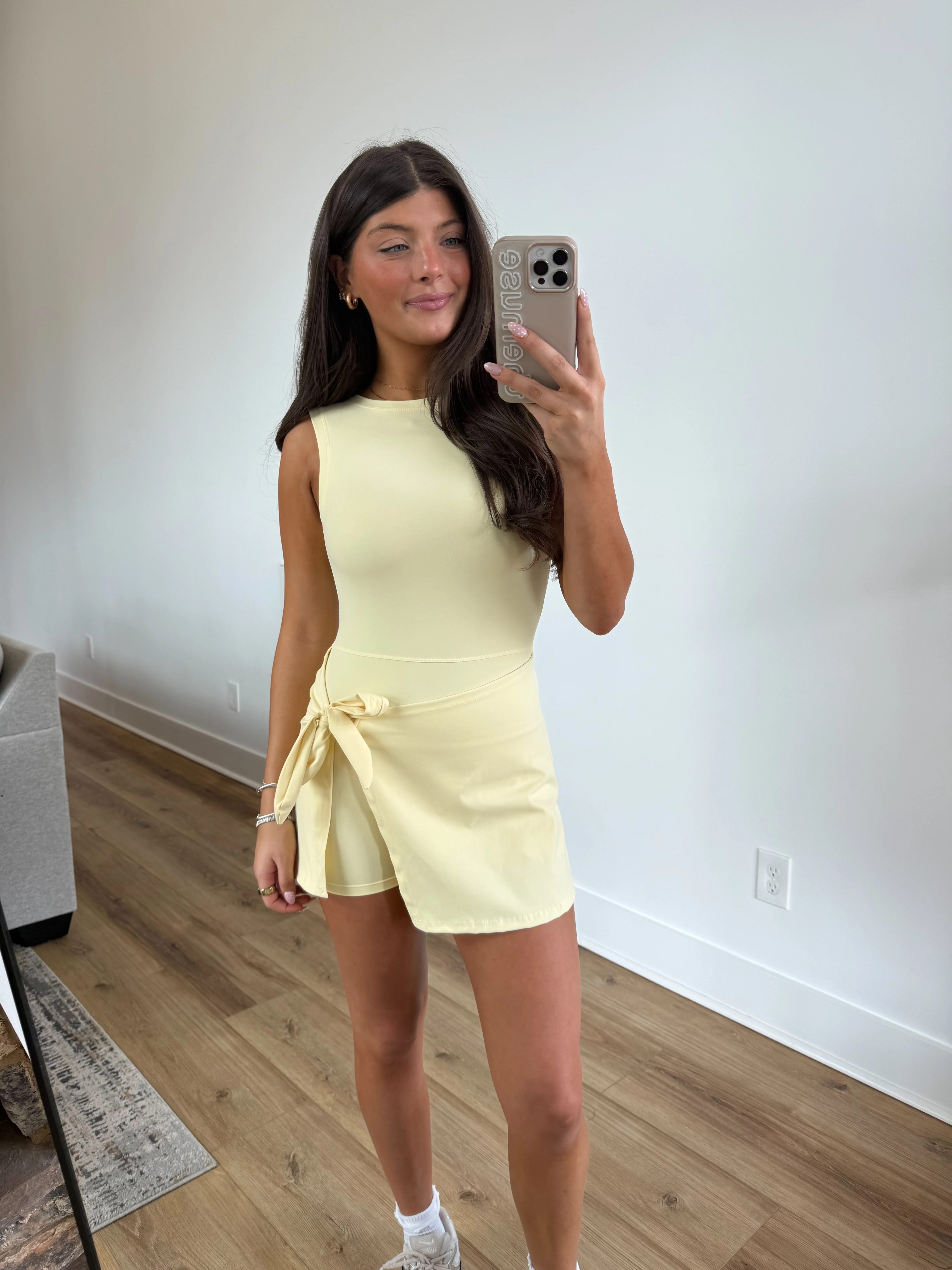 Wrap Romper (Lemon)