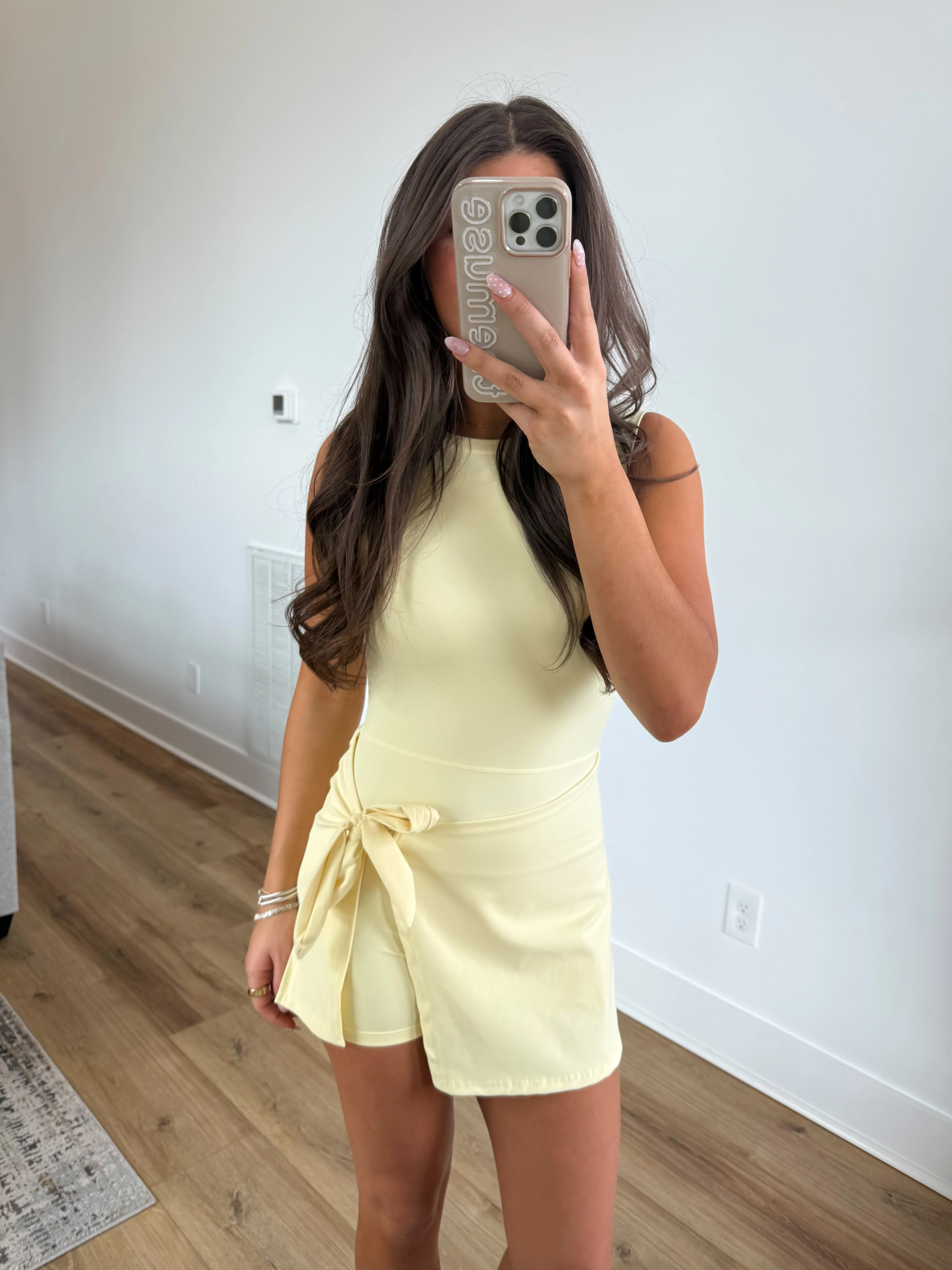 Wrap Romper (Lemon) - Image 5