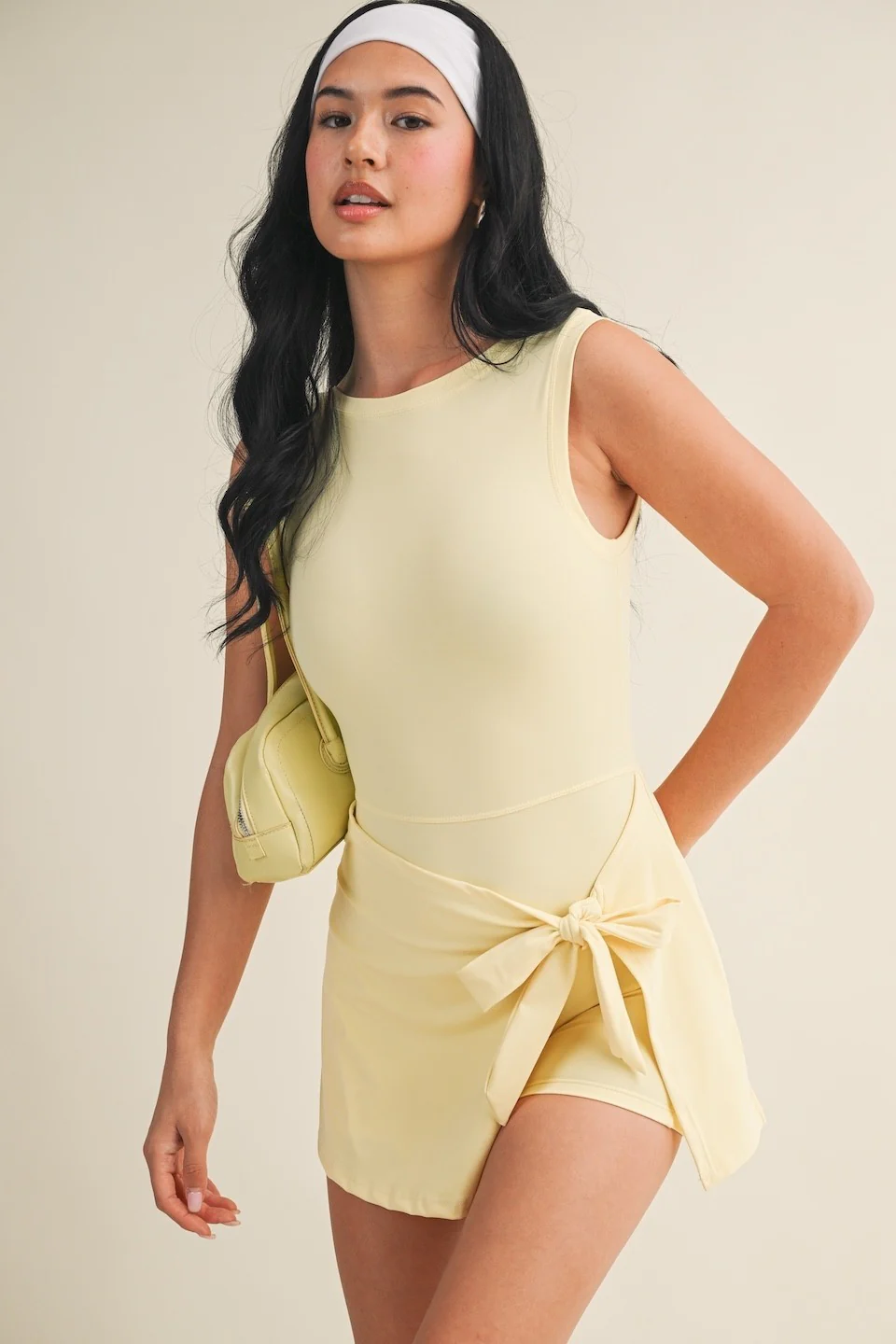 Wrap Romper (Lemon) - Image 7