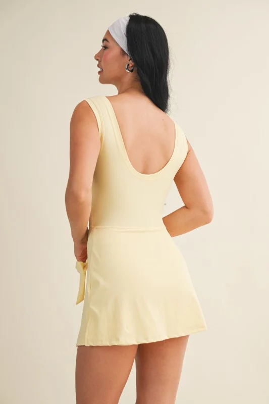 Wrap Romper (Lemon) - Image 8