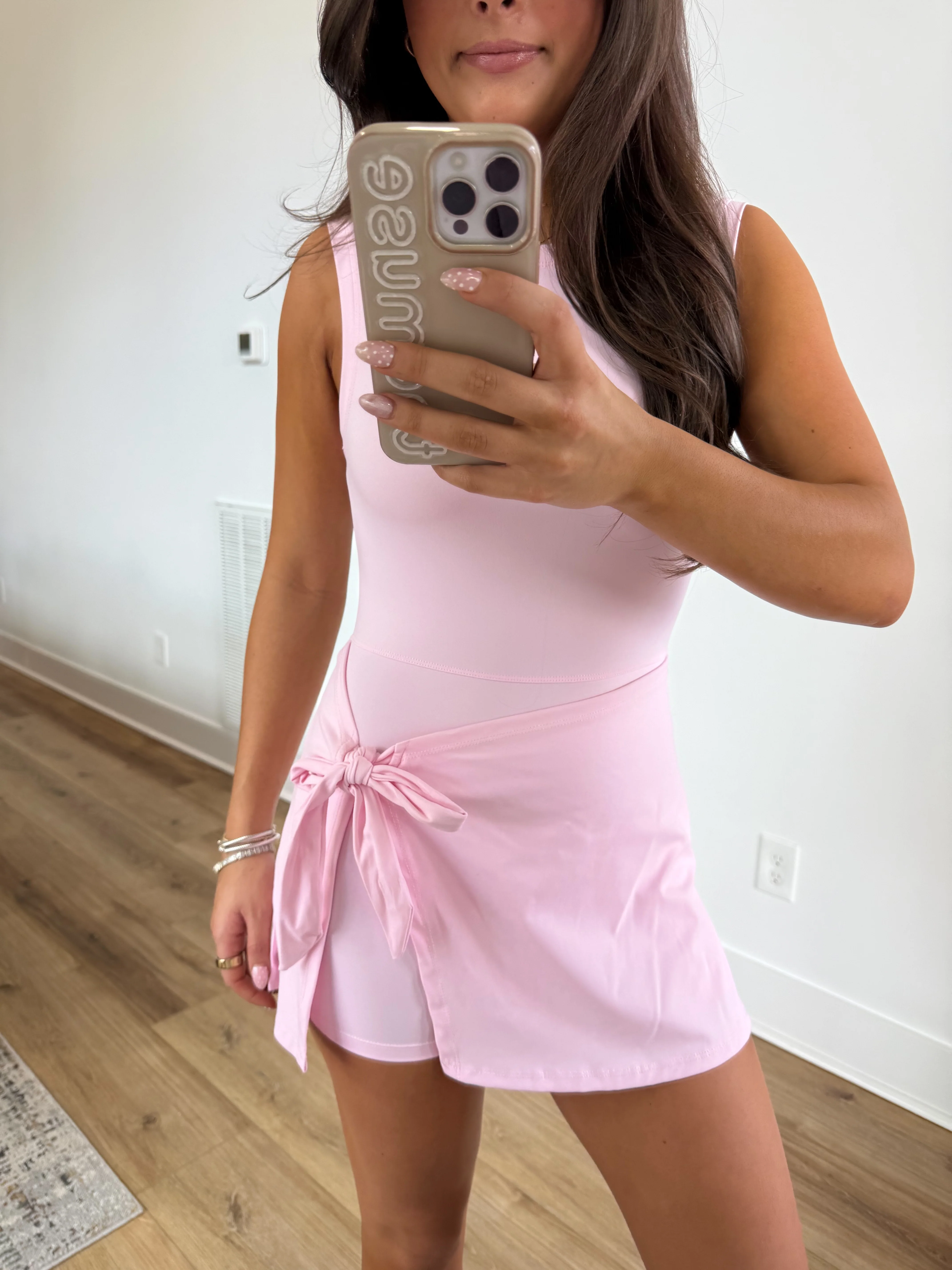 Wrap Romper (Pink) - Image 5