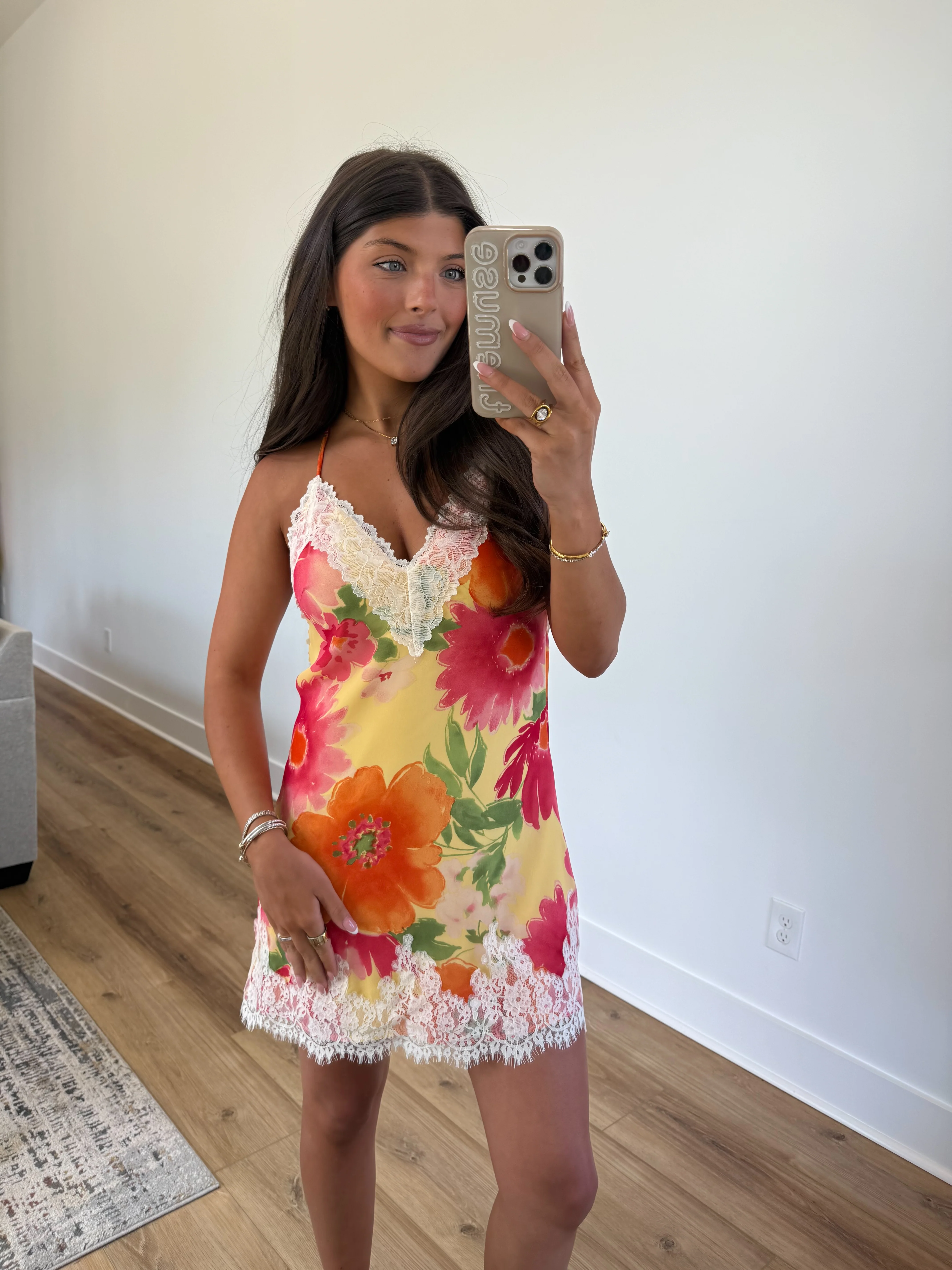 Zara Lace Mini Dress - Image 2