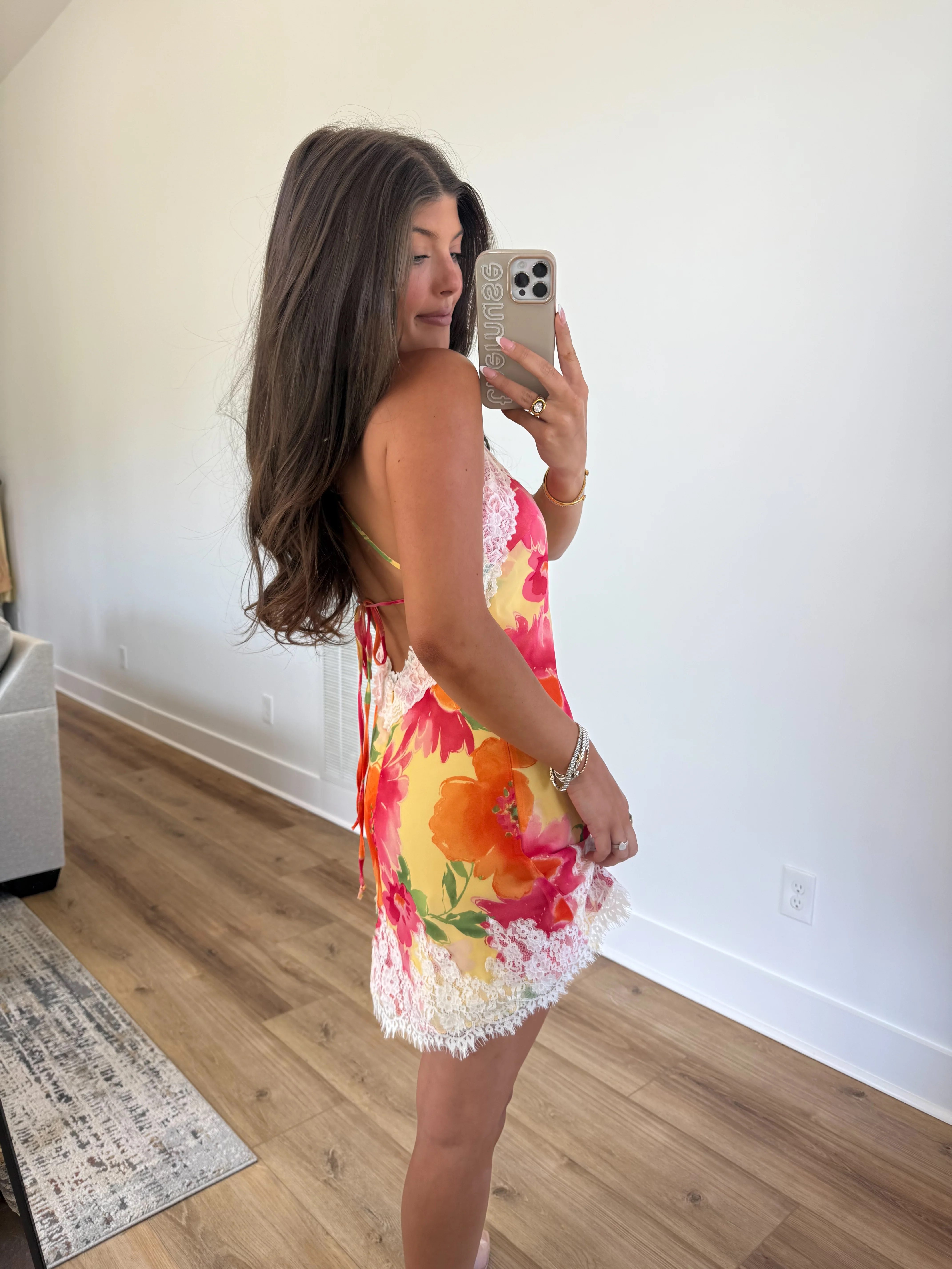 Zara Lace Mini Dress - Image 4